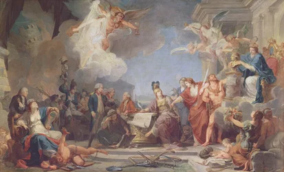 Allegori över förklaringen om människans rättigheter, 1790